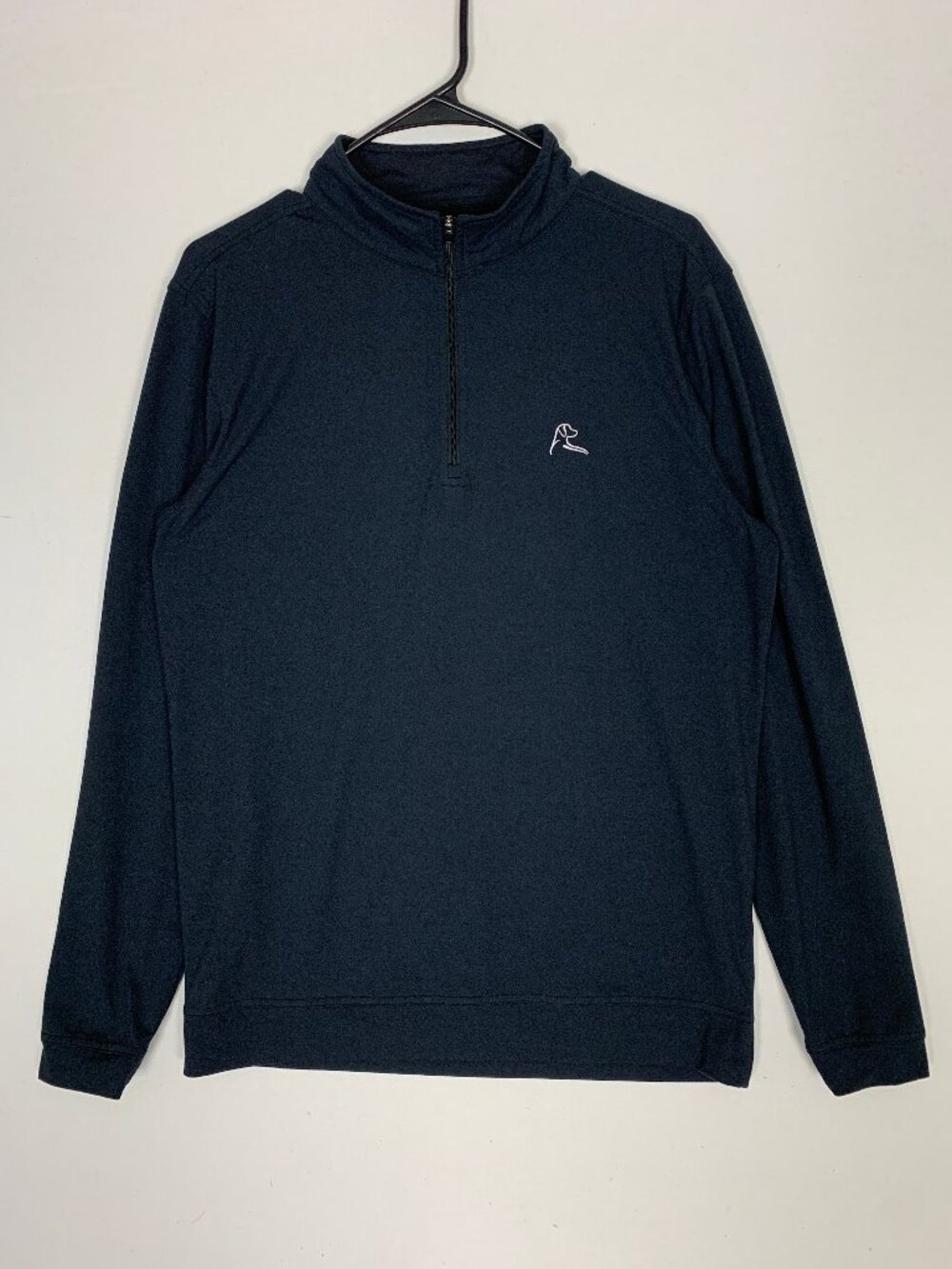 Rhoback 1/4 Zip Black Pullover Men's size Small